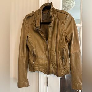 Muuba leather biker jacket, US 6